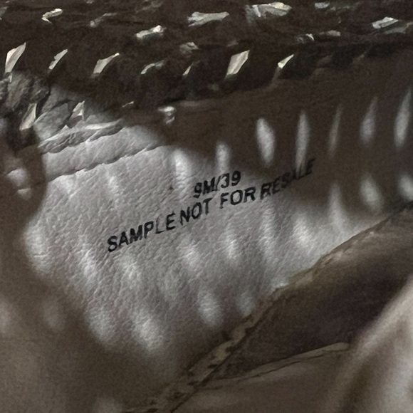 Sam Edelman White Clara Woven Leather Flat Mules - Picture 10 of 10